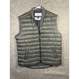 Tommy Hilfiger XXL‎ Down Fill Puffer Vest Gray Sleeveless Jacket Menswear